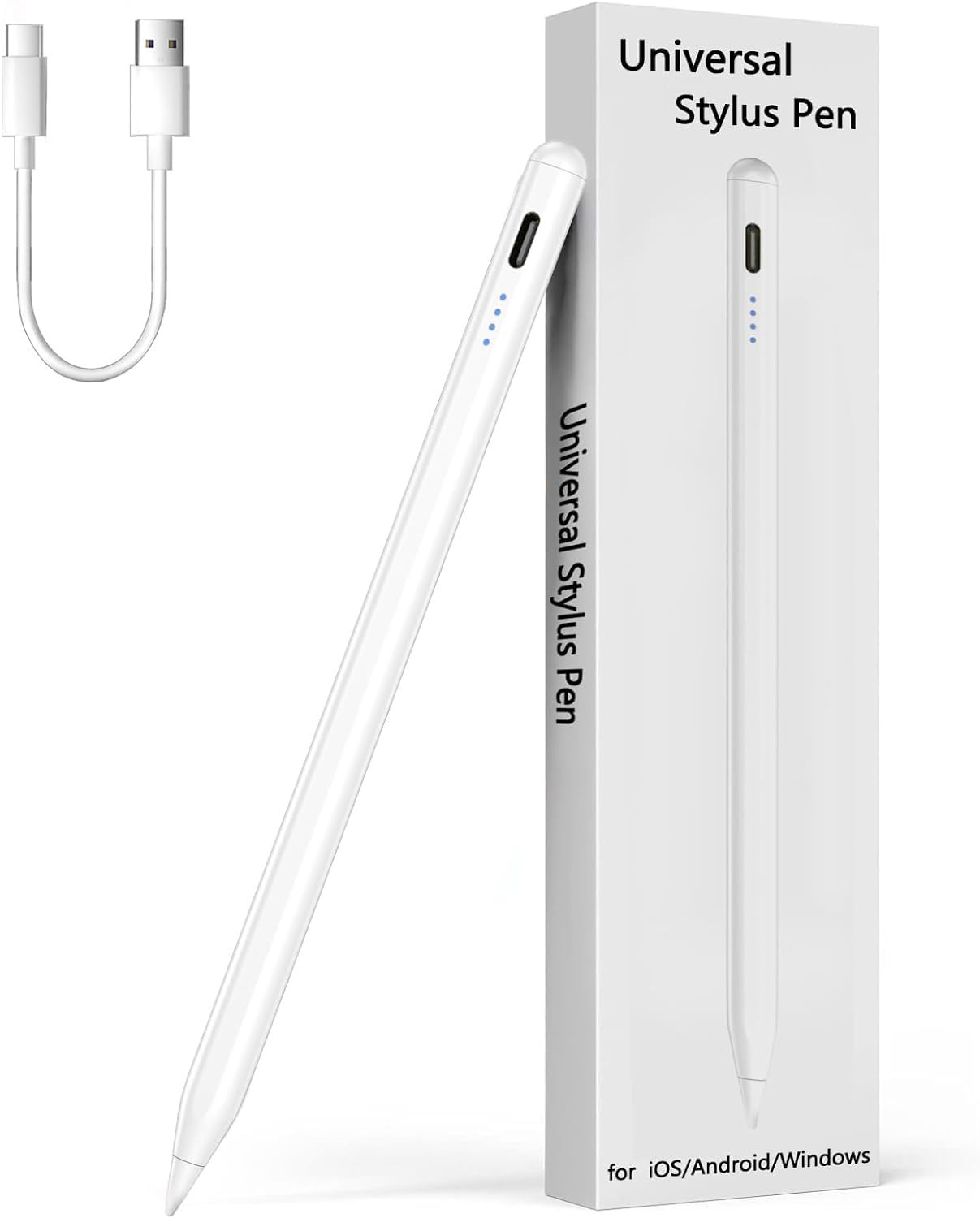 Sbs Penna Stilo Capacitiva Ultra Fine TESTYLUSCAPW per iPad Bianco Batteria 12h USB-C 1 0 54