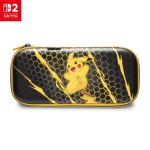 Powera Slim Case Custodia Nintendo Switch 2 Pokémon Pikachu Tempesta 10 Schede Licenza Ufficiale NSCS0553-01V