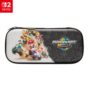 Powera Custodia Slim Nintendo Switch 2 Mario Kart World NSCS0575-01 10 Schede di Gioco Stand Integrato Licenza Ufficiale