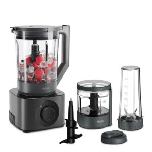 Haier HBL7W5 011 Frullatore I-Master Serie 7 AI 2L 3 Caraffe 6 Programmi 10 Velocità LCD Touch Grigio