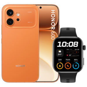 Honor 600 Smartphone 6.57" 8GB 256GB Snapdragon 7 Gen 4 5G AMOLED 200MP 6400mAh Android Arancione
