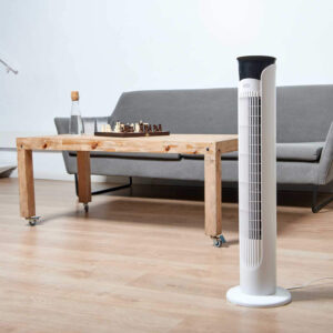 Black+decker BXEFT48E Ventilatore a Torre Digitale Oscillante 81 cm 45W 3 Velocità Timer 12h Telecomando 3 1 15