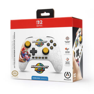 Powera Controller Wireless Advantage NSGP0571 Nintendo Switch 2 Mario Kart World Hall Effect Batteria 30h USB-C 3 1 60