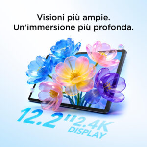 Tcl TAB A1 Plus Tablet 12.2" 2.4K 120Hz Snapdragon 4 Gen 2 6GB RAM 128GB Android 16 Wi-Fi Space Blue 4 2 1