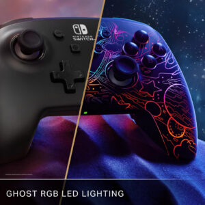 Powera Controller Wireless Lumectra Galactic Vortex NSGP0349-01 Nintendo Switch LED RGB 2 Pulsanti Mappabili 4 2 56