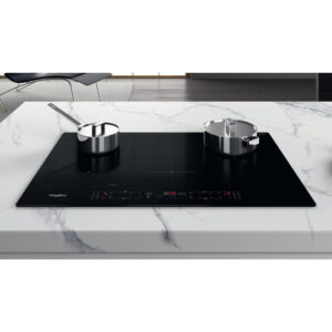 Whirlpool WL B2977 NE Piano Cottura a Induzione 77 cm 4 Zone Vetroceramica Nero FlexiCook 6 4 10