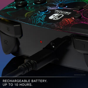 Powera Controller Wireless Lumectra Galactic Vortex NSGP0349-01 Nintendo Switch LED RGB 2 Pulsanti Mappabili 6 4 43