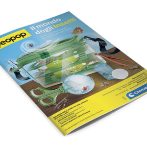 Clementoni x Geopop Il Mondo degli Insetti 19428 Gioco Scientifico Kit Fauna Box Acchiappa-Insetti 10+ Anni Made in Italy 9 7 2