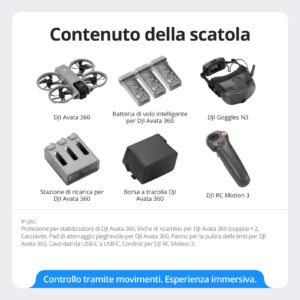 Dji Avata 360 Combo Motion Fly More Drone FPV 8K 360° + Goggles N3 + RC Motion 3 DVN3NT 9 7 22