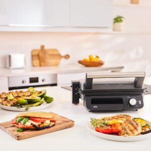 Braun MultiGrill 5 CG5033 Bistecchiera Elettrica Griglia di Contatto 3in1 2000W Piastre Rimovibili Antiaderenti Nero 9 7 52