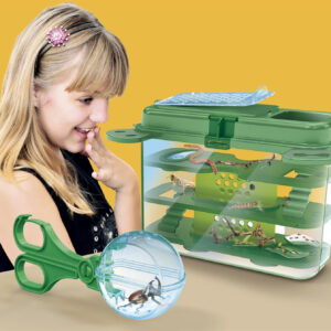 Clementoni x Geopop Il Mondo degli Insetti 19428 Gioco Scientifico Kit Fauna Box Acchiappa-Insetti 10+ Anni Made in Italy 10 8 2