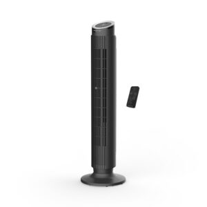 Rowenta Ventilatore a Colonna VU7020F0 Eole Silence Force 8 Velocit&agrave; Telecomando Nero