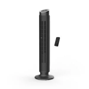 Rowenta Ventilatore a Colonna VU7020F0 Eole Silence Force 8 Velocità Telecomando Nero