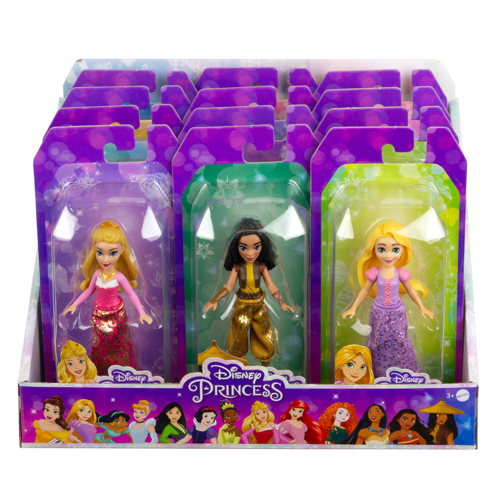 Mattel HPL55 Mini Bambola Disney Princess 9 cm 5 Articolazioni Tessuto e Plastica 3+ Anni 1 0 1
