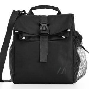 Muitomas Borsa Termica 15L Nero con Tasca Laterale COOLBAG15LBK