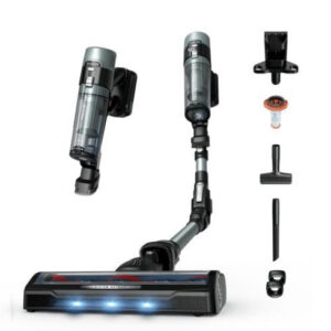 Rowenta X-Force Flex 10.80 RH7A32 Scopa Elettrica Senza Filo Senza Sacco 300W 120AW 60min Batteria Li-Ion 18.5V Verde Nero