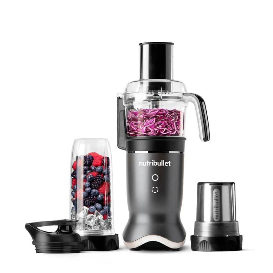 Nutribullet NB1224DG Frullatore da Tavolo 3-in-1 1200W 0,9L Grigio Scuro 1 0 34
