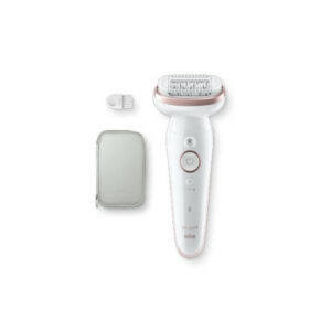 Braun Epilatore Elettrico Silk-épil 9 SES9000 Wet & Dry 40 Pinzette MicroGrip 2 Velocità Ricaricabile