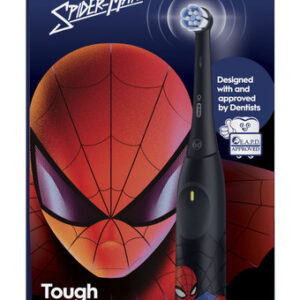 Oral-B iO Kids Marvel Spiderman Spazzolino Elettrico Rotante Bambini 6+ Anni 3 Modalit&agrave; Timer 2 min IP67 Blu