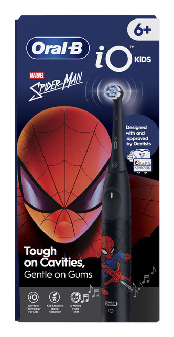 Oral-B iO Kids Marvel Spiderman Spazzolino Elettrico Rotante Bambini 6+ Anni 3 Modalità Timer 2 min IP67 Blu 1 0 71