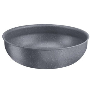 Wok Lagostina Ingenio Mineralis 28 cm Alluminio Riciclato Antiaderente Manico Removibile Induzione