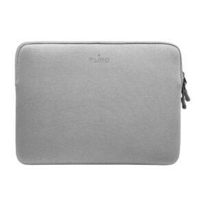 Puro Custodia Sleeve SCUDOS14SIL Neoprene MacBook Pro 14" / Notebook 13" Argento