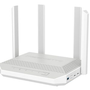 Keenetic Hero 4G+ (KN-2312) Router Wireless Gigabit Ethernet Dual-band (2.4 GHz/5 GHz) Grigio, Bianco
