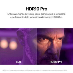 Lg 43LR6000LA Smart TV 43" Full HD LED webOS 23 HDR10 Wi-Fi DVB-T2 Game Optimizer Nero 3 1 30