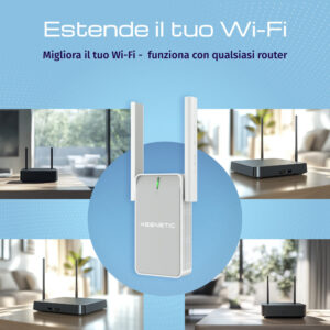 Keenetic Buddy 6 Range Extender Wi-Fi 6 Mesh AX3000 Dual-Band Porta Gigabit Ethernet KN-3411 4 2 39