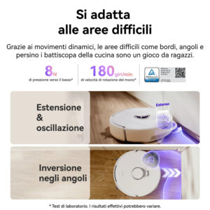 Narwal Freo Z10 Robot Aspirapolvere Lavapavimenti 15000Pa LiDAR 3D Autosvuotamento Lavaggio 75°C Anti-Groviglio Pet-Friendly 5 3 24