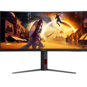 Aoc Monitor Gaming CU34G4 34" Curvo WQHD 3440x1440 180Hz Fast VA 1ms HDR10 FreeSync Premium Nero 6 4 10