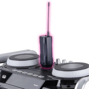 Trevi EM 408 UHF Set Microfoni Wireless Archetto e Clip UHF 677 MHz Jack 6.3mm Fino a 20 Metri 6 4 20