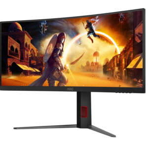 Aoc Monitor Gaming CU34G4 34" Curvo WQHD 3440x1440 180Hz Fast VA 1ms HDR10 FreeSync Premium Nero 10 8 2