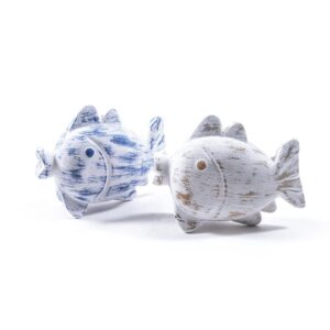 PESCE DA APPOGGIO LEGNO MARE 16X5.5XH.12.5CM ASS.