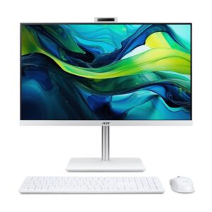 Acer Aspire C27A-GRPL PC All-in-One 27" Intel Core 5 120U 16GB RAM SSD 1TB Windows 11 Home Bianco