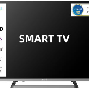 Saba SA40SM10VDA Smart TV LED 40" Full HD VIDAA TivuSAT Triplo Tuner DVB-T2/C/S2 Dolby Audio Wi-Fi