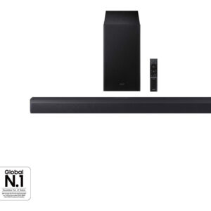 Samsung HW-B450F/ZF Soundbar 2.1 Canali Subwoofer Wireless Dolby Audio DTS Virtual:X Bluetooth HDMI ARC Nero