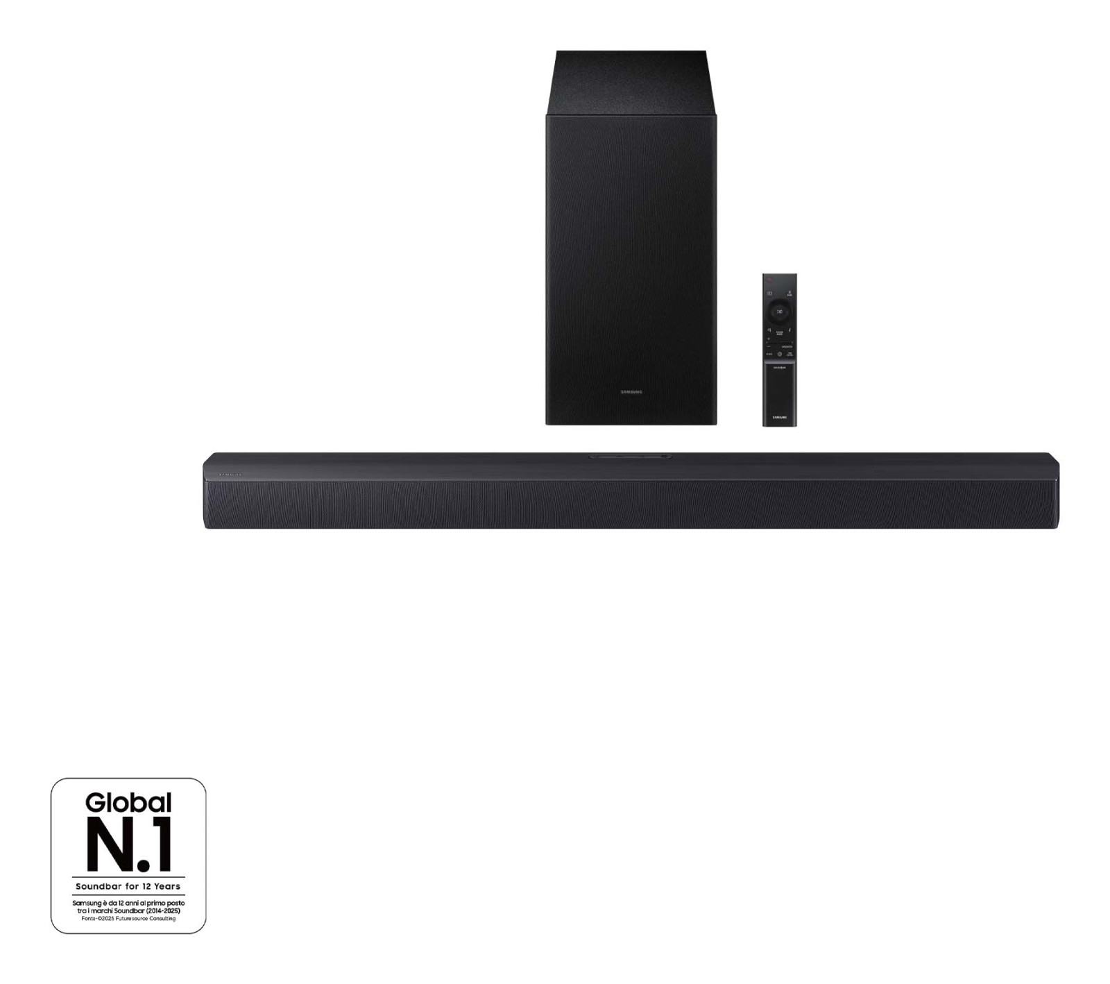 Samsung HW-B450F/ZF Soundbar 2.1 Canali Subwoofer Wireless Dolby Audio DTS Virtual:X Bluetooth HDMI ARC Nero 1 0 121