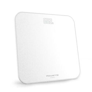 Rowenta Classic 2.0 BS1901 Bilancia Pesapersone Digitale 180 kg Display LED Invisibile Ultra Sottile 2.2 cm Bianco