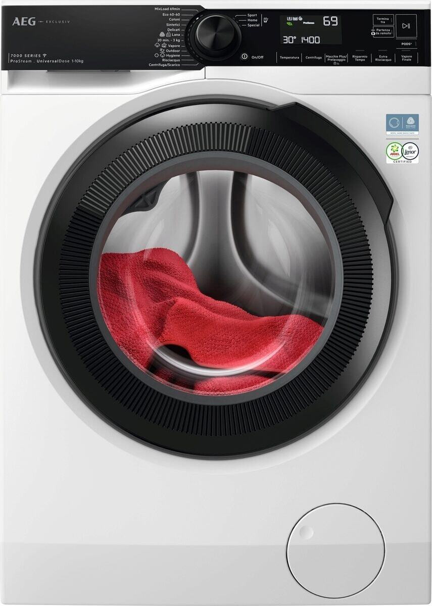 Aeg XLR7FBGH10V4 Lavatrice Carica Frontale 10 Kg Classe A 1400 Giri Inverter ProSteam Wi-Fi Bianco 1 0 149
