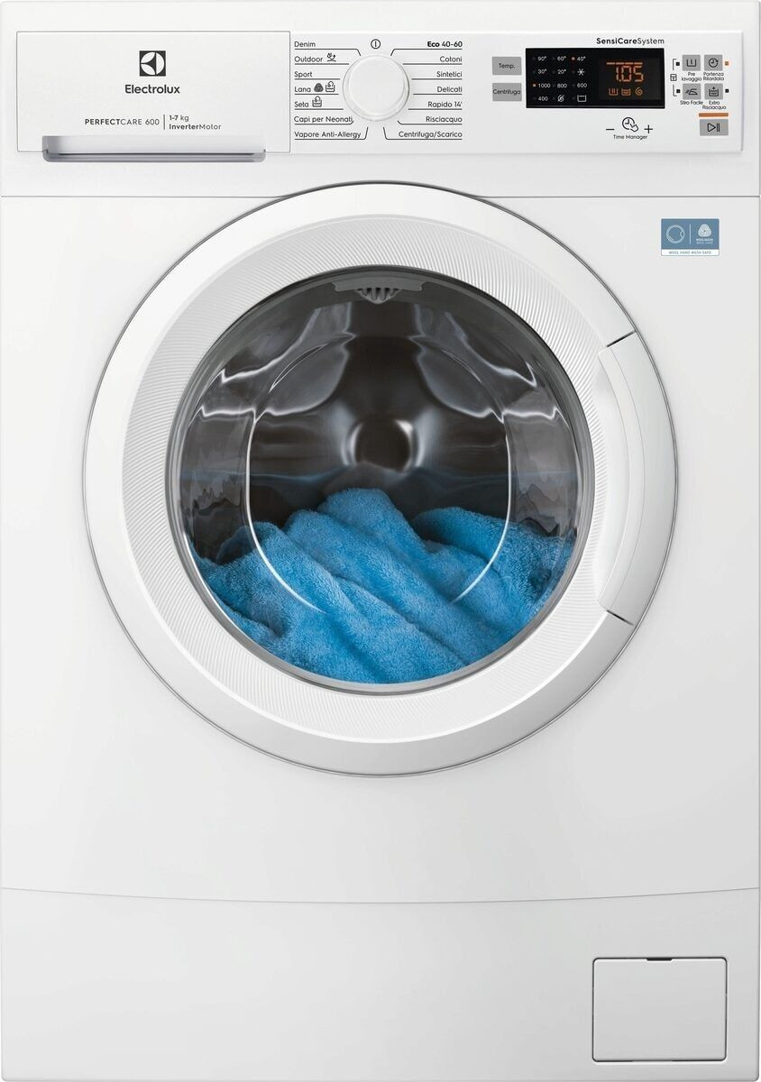 Electrolux EW6S517A Lavatrice Slim Frontale 7 kg Classe A 1000 Giri Inverter Vapore Bianco 1 0 156