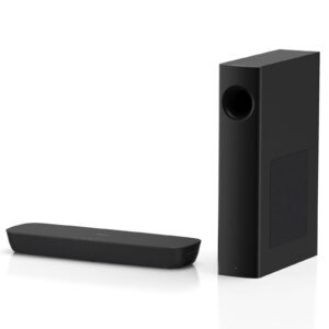 Panasonic SC-HTB250 Soundbar 2.1 con Subwoofer Wireless 120W Bluetooth HDMI ARC Dolby Digital DTS Nero