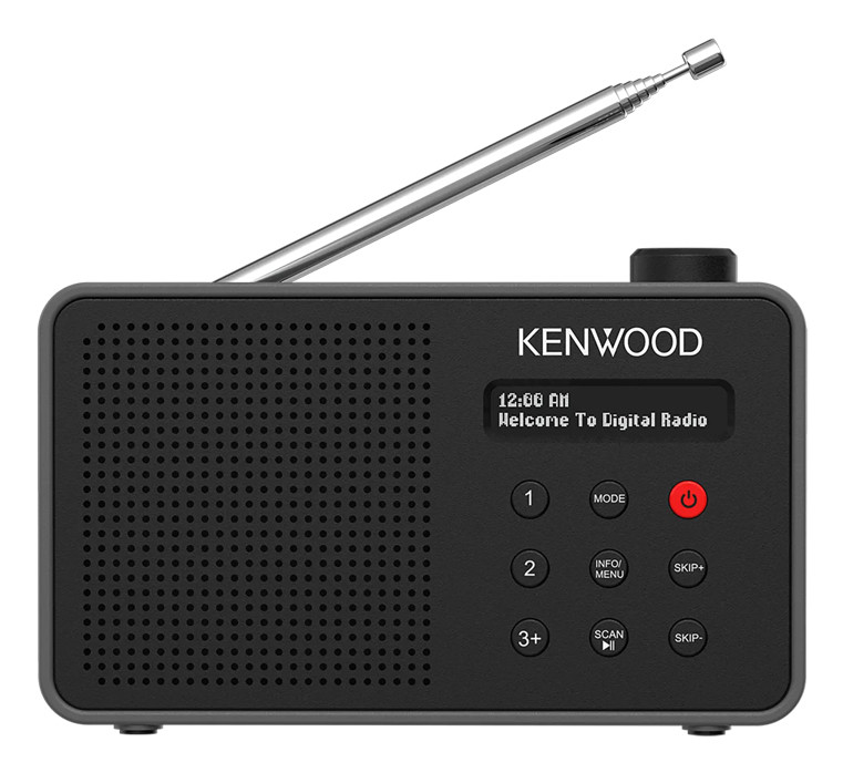 Kenwood CR-M25DAB-B Radiosveglia DAB+/FM Bluetooth 5.3 LCD Batteria USB-C ASA Nero 1 0 214