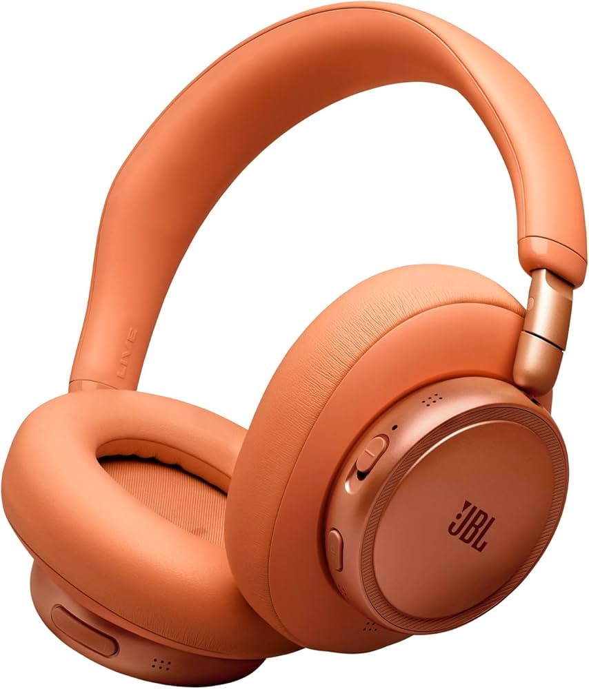 Jbl Cuffie Over-Ear Wireless Live 780NC Cancellazione Rumore Adattiva 80h Bluetooth Arancione 1 0 24