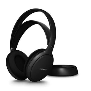 Philips SHD6000BK/12 Cuffie Over-Ear Wireless TV 30m 30h Base di Ricarica Nero