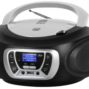 Trevi CMP 510 DAB Stereo Portatile Radio Digitale DAB/DAB+ FM RDS Lettore CD USB AUX-IN 3W Nero