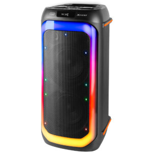 Trevi XF 780 KB Altoparlante da Festa 110W Wireless Bluetooth USB Micro SD TWS Karaoke con Batteria Nero
