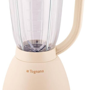 Tognana Iridea Frullatore Elettrico 1000W 1,5L Vetro 6 Lame 2 Velocità Pulse Champagne