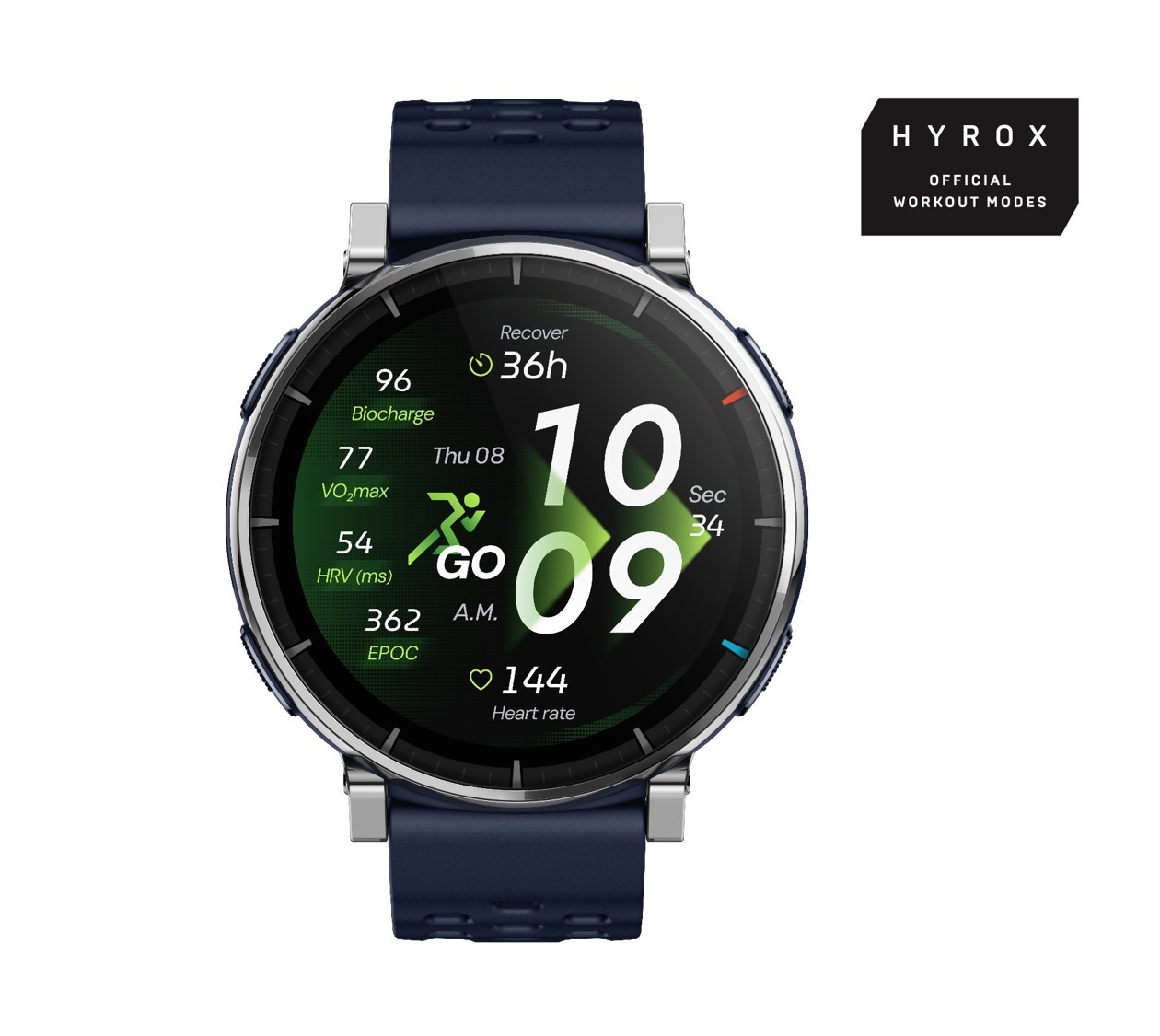 Amazfit Active 3 Premium W2558GL2N Smartwatch GPS 1.32" AMOLED Vetro Zaffiro 12gg NFC 5 ATM Blu 1 0 276