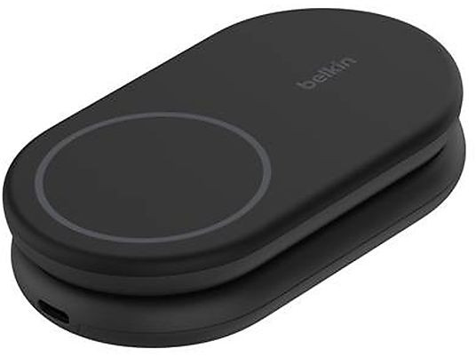 Belkin BoostCharge WIZ028VFBK Caricatore Wireless Magnetico 2 in 1 Qi2 15W Pieghevole iPhone AirPods Nero 1 0 282